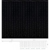 DeLux Curtain C 320LED 3x3m белый/прозрачный IP20 (90017998) - зображення 3