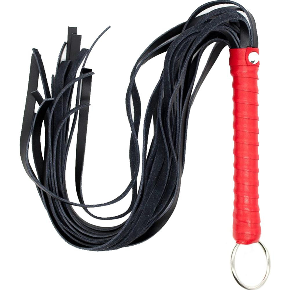 DS Fetish L  Flogger leather L black/red (293201076) - зображення 1