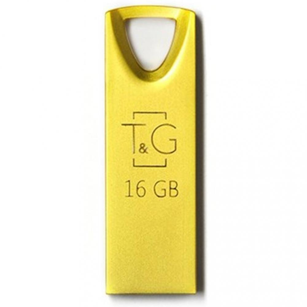 T&G 16 GB 117 Metal Series Gold (TG117GD-16G) - зображення 1