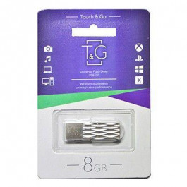   T&G 8 GB 103 Metal Series Silver (TG103-8G)