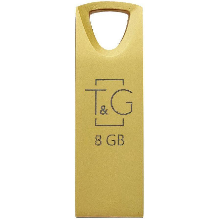 T&G 8 GB 117 Metal Series Gold (TG117GD-8G) - зображення 1