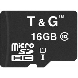   T&G 16 GB microSDHC Class 10 UHS-1 (U1) TG-16GBSD10U1-00