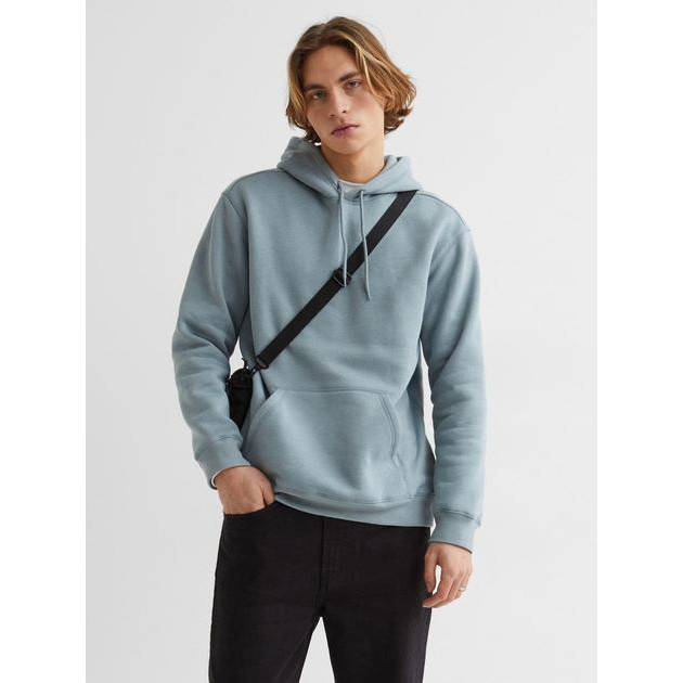 H&M Худі чоловіче  XAZ335873HCSS M Сіре (DD8000006584032) - зображення 1