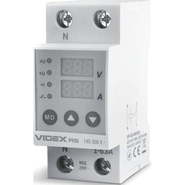 VIDEX RESIST 145-300В 1-63А VF-RS-RNT63 (27123) - зображення 1