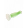 Dream toys RADIANT SOFT SILICONE GLOW IN THE DARK PLUG SMALL GREEN (DT22043) - зображення 3