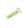 Dream toys RADIANT SOFT SILICONE GLOW IN THE DARK PLUG SMALL GREEN (DT22043) - зображення 4