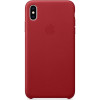 Apple iPhone XS Max Leather Case - PRODUCT RED (MRWQ2) - зображення 1