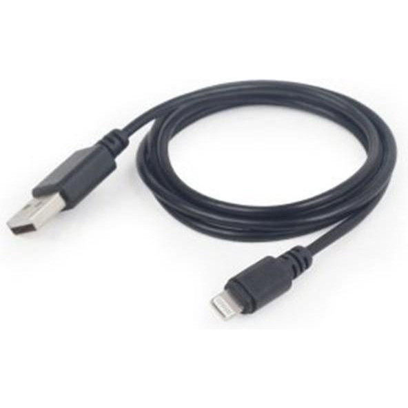 Cablexpert USB 2.0 AM to Lightning 2.0m Black (CC-USB2-AMLM-2M) - зображення 1