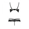 Passion SARIA SET OpenBra black L/XL Exclusive (PS25001) - зображення 6