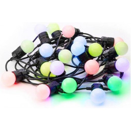   Twinkly Smart LED Pro Strings RGB 20, G45 лампы, IP65, AWG22 PVC, черный (TW-PLC-G45-FR-20-STP-B)