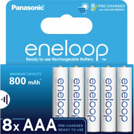   Panasonic Eneloop NI-MH AAA 800mAh 8 шт BK-4MCDE/8HH