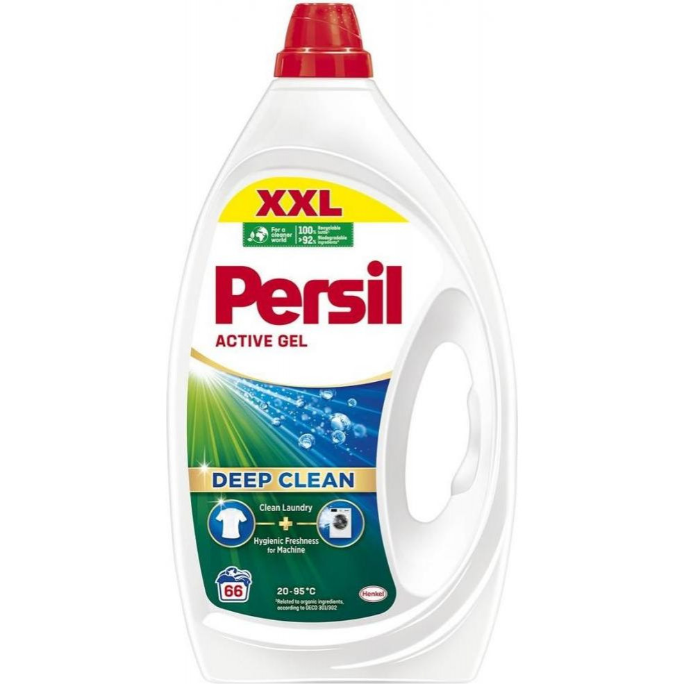 Persil Гель для прання Active Gel Deep Clean 66 циклів прання, 2.97 л (9000101598902) - зображення 1