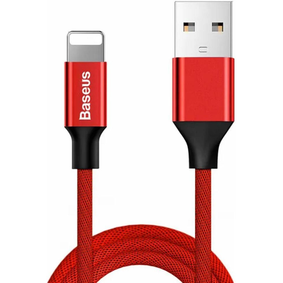 Baseus Yiven USB to Lightning 1.2m Red (CALYW-09) - зображення 1