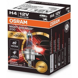   Osram H4 NIGHT BREAKER 200 P43t 12V 60/55W 3900K 1 шт. (64193NB200-FS)