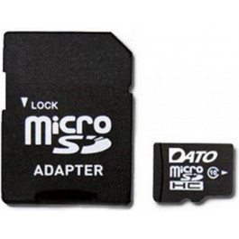   DATO 128 GB microSDXC Class 10 UHS-I + SD adapter DTTF128GUIC10