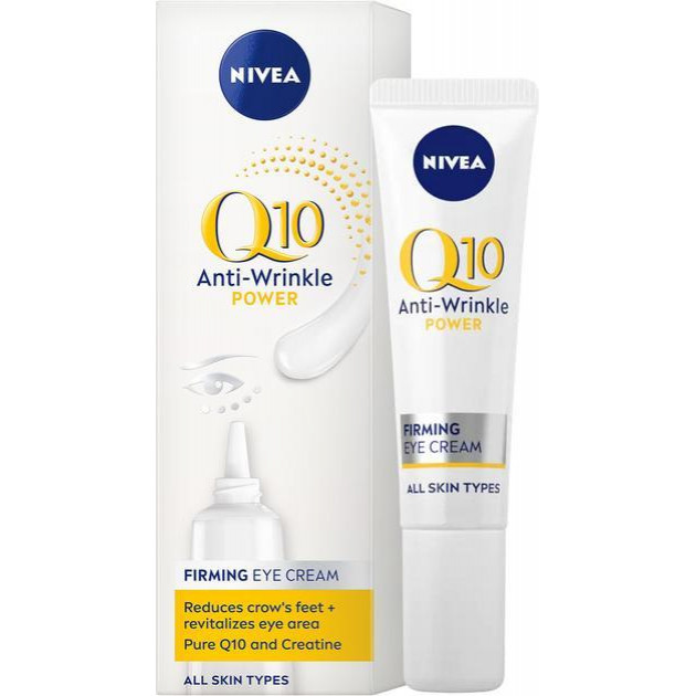 Nivea Крем проти зморщок для шкіри навколо очей  Q10 Power 15мл - зображення 1