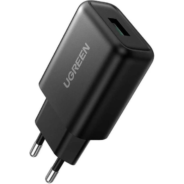 UGREEN Quick Charger 3.0 18W Black (70273) - зображення 1