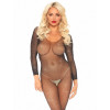 Leg Avenue Fishnet sleeved Bodystocking O / S (89233) - зображення 3