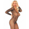 Leg Avenue Fishnet sleeved Bodystocking O / S (89233) - зображення 5