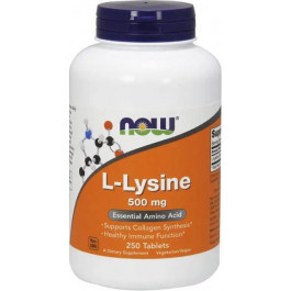   Now L-Lysine 500 mg Tablets 250 tabs