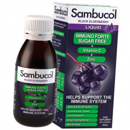   Sambucol Immuno Forte + Vitamin C + Zinc Liquid (120 ml)