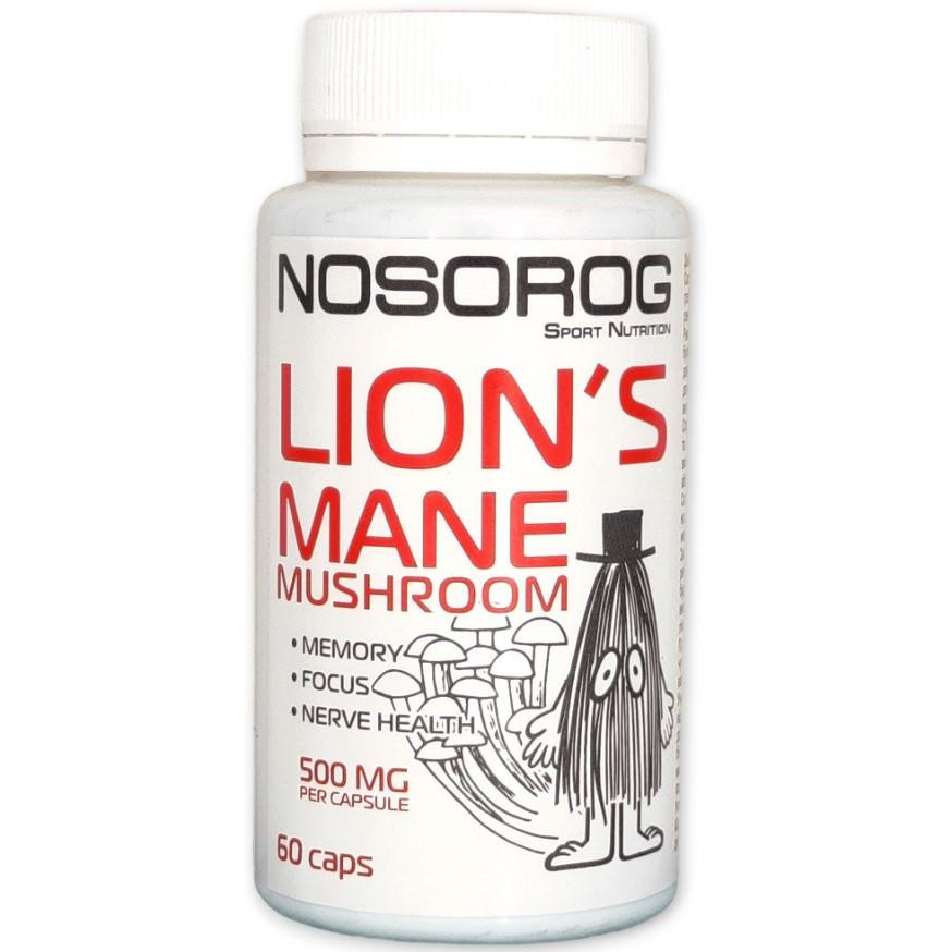 Nosorog Lion's Mane Mushroom 500 mg (60 caps) - зображення 1