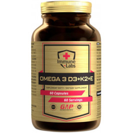   Immune Labs Omega 3 D3+K2+E (60 caps)