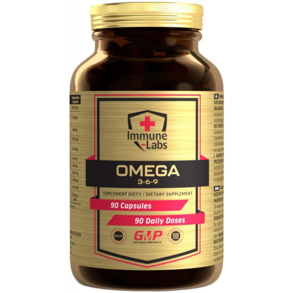 Immune Labs Omega 3-6-9 90 капсул - зображення 1