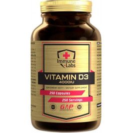   Immune Labs Vitamin D3 4000 IU 250 капсул