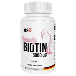   MST Nutrition Biotin 5000 100 таблеток