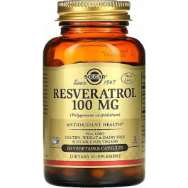   Solgar Resveratrol 100 mg 60 капс