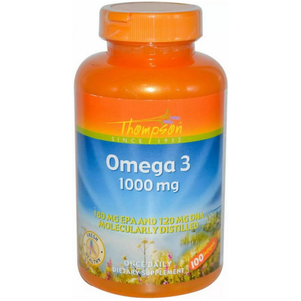 Thompson Omega 3 1000 mg (100 sgels) - зображення 1