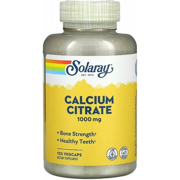 Solaray Calcium Citrate 120 капсул - зображення 1