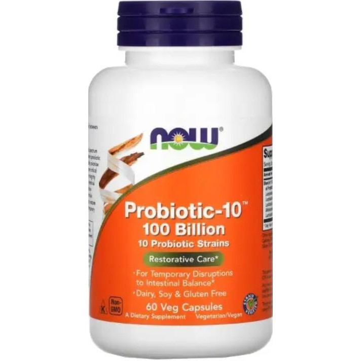 Now Probiotic-10 100 Billion (60 veg caps) - зображення 1