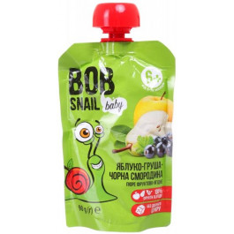   Bob Snail Пюре Яблуко Груша Чорна Смородина 90 г