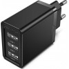 Vention 3-port USB A+A+A 12W Black (FEAB0-EU) - зображення 1