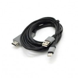   Voltronic USB Type-C to HDMI 2m Black (YT-CMTCVH-2.0M)