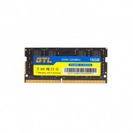   GTL 16 GB SO-DIMM DDR4 3200 MHz (GTLSD16D432BK)