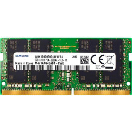   Samsung 32 GB SO-DIMM DDR4 3200 MHz (M471A4G43BB1-CWE)