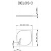 Radaway Delos C 100x100 SDC1010-01 - зображення 2