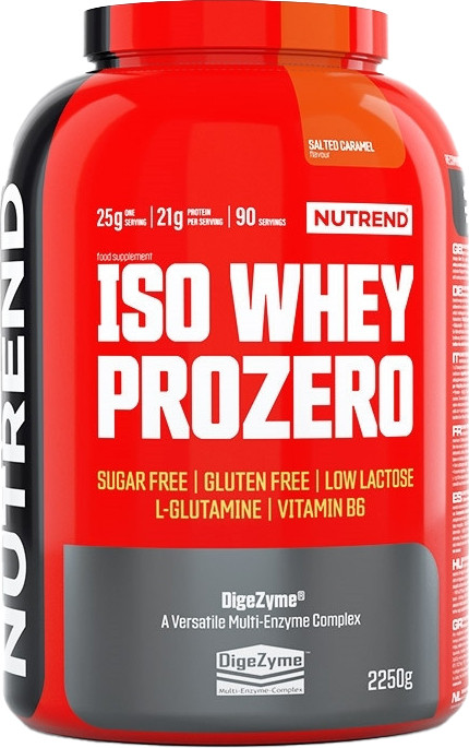 Nutrend Iso Whey Prozero 2250 g /90 servings/ Salted Caramel - зображення 1