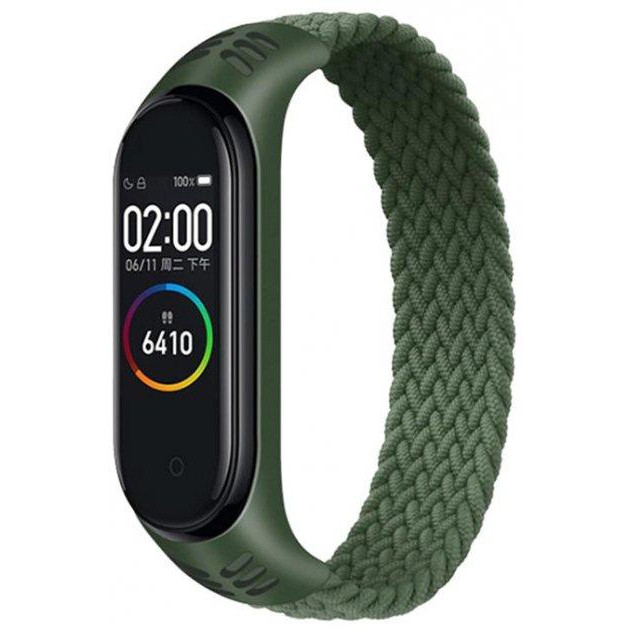 BeCover Ремешок Elastic Nylon Style  для Xiaomi Mi Smart Band 5 / Mi Smart Band 6 (Size S) Khaki (706139) - зображення 1