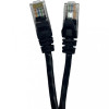 Gear Nutra UTP Сat.6 CCA 24AWG 1.5m Black (GPC-UTPC6CCARJ45-1.5B) - зображення 1