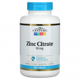   21st Century Zinc Citrate 50 mg (60 tab)