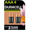 Акумулятор Duracell AAA 750mAh NiMh 4шт 5005004