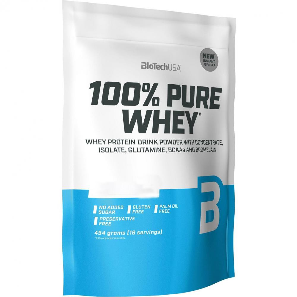 BiotechUSA 100% Pure Whey 454 g /16 servings/ Apple Pie - зображення 1