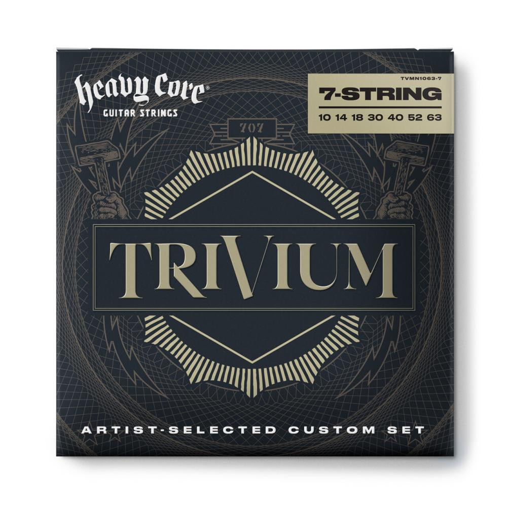 Dunlop TVMN10637 TRIVIUM STRING LAB SERIES GUITAR STRINGS 10-63 | 7-STRING - зображення 1