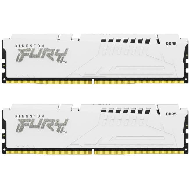 Kingston FURY 32 GB (2x16GB) DDR5 6000 MHz Beast EXPO White (KF560C36BWEK2-32) - зображення 1