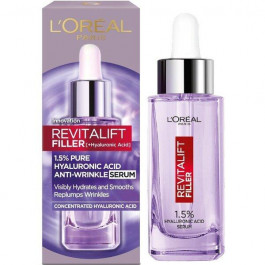   L'Oreal Paris Сироватка з гіалуроновою кислотою Revitalift Filler догляд для всіх типів шкіри 30 мл (3600523873845