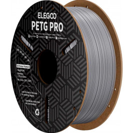   ELEGOO PETG PRO Filament (пластик) для 3D принтера  1кг, 1.75мм, сірий (50.203.0205)